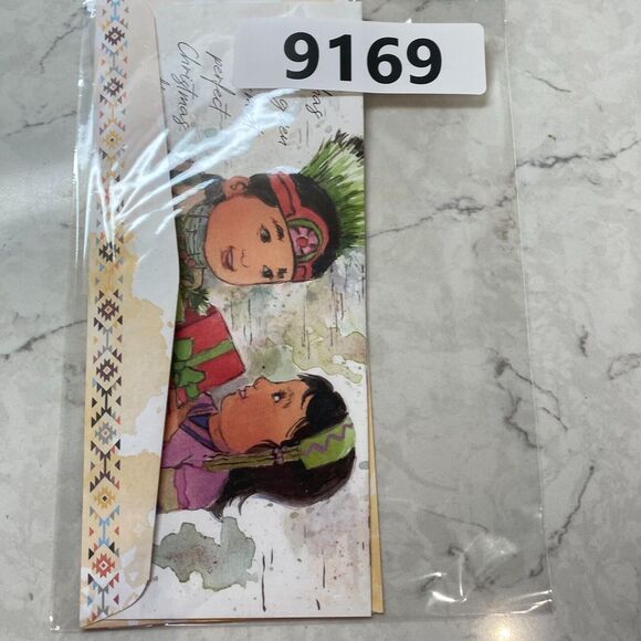 St. Labre Indian School Many Aho's! Merry Christmas Holiday Greeting Card - Picture 8 of 8